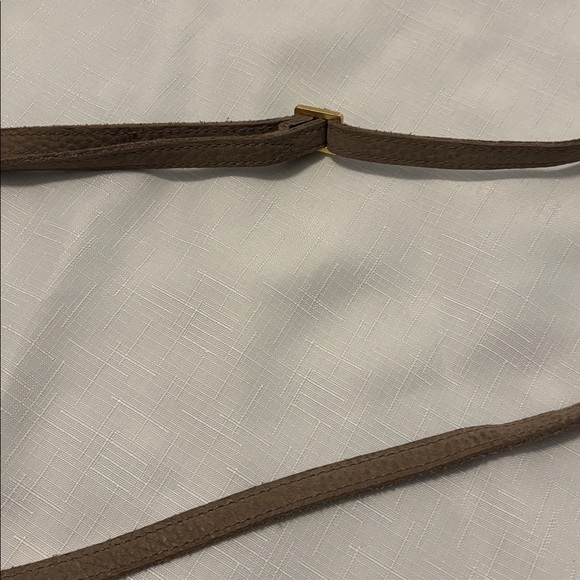 Hammitt Tan Pebbled Leather Levy Crossbody Bag Wallet Style Gold grommets NWT - Picture 7 of 14